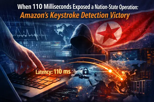 When 110 Milliseconds Exposed a Nation-State Operation: Amazon's Keystroke Detection Victory