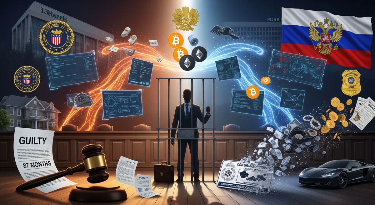 Seven Years Behind Bars: L3Harris Executive Peter Williams Sentenced for Selling Cyber Exploits to Russia